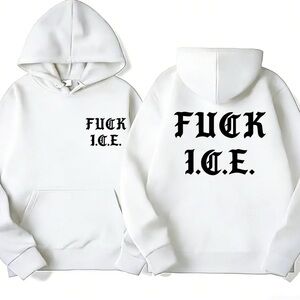 White Graphic Hoodie